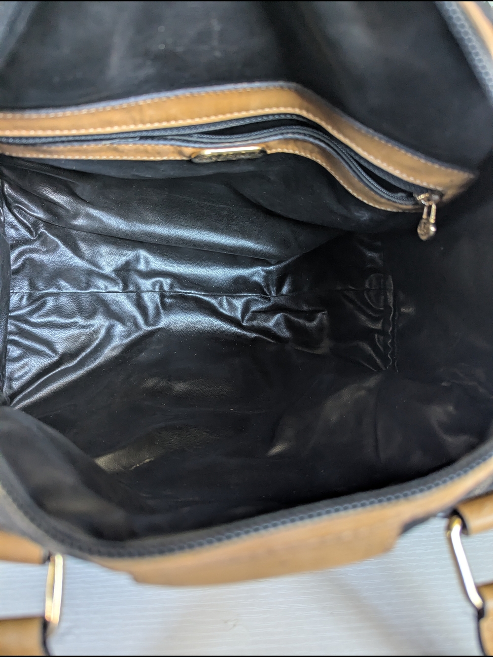 Vintage Fendi Zucca Monogram Boston Bag - Picture 9 of 13